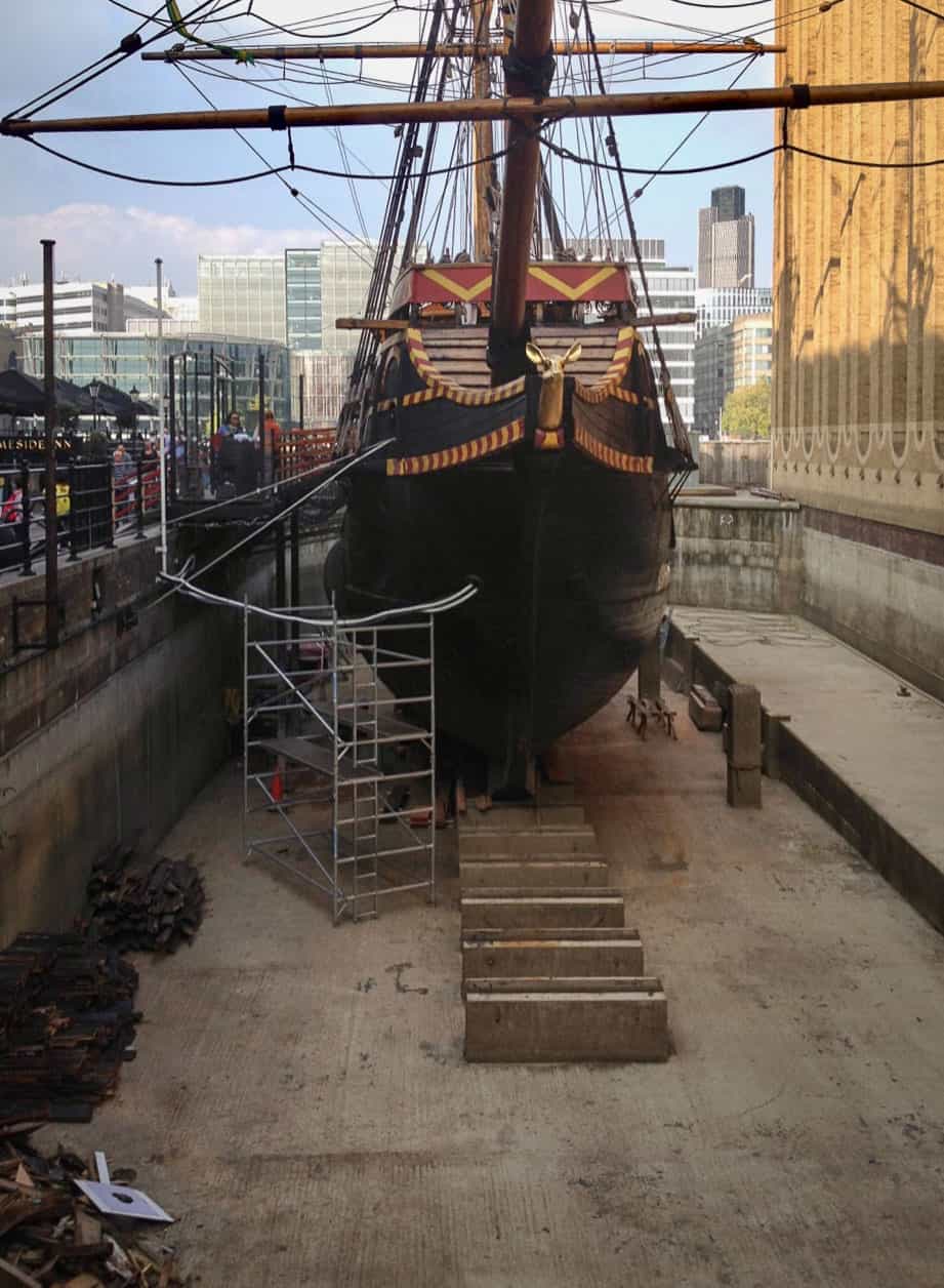 Repairing and Refitting The Golden Hinde